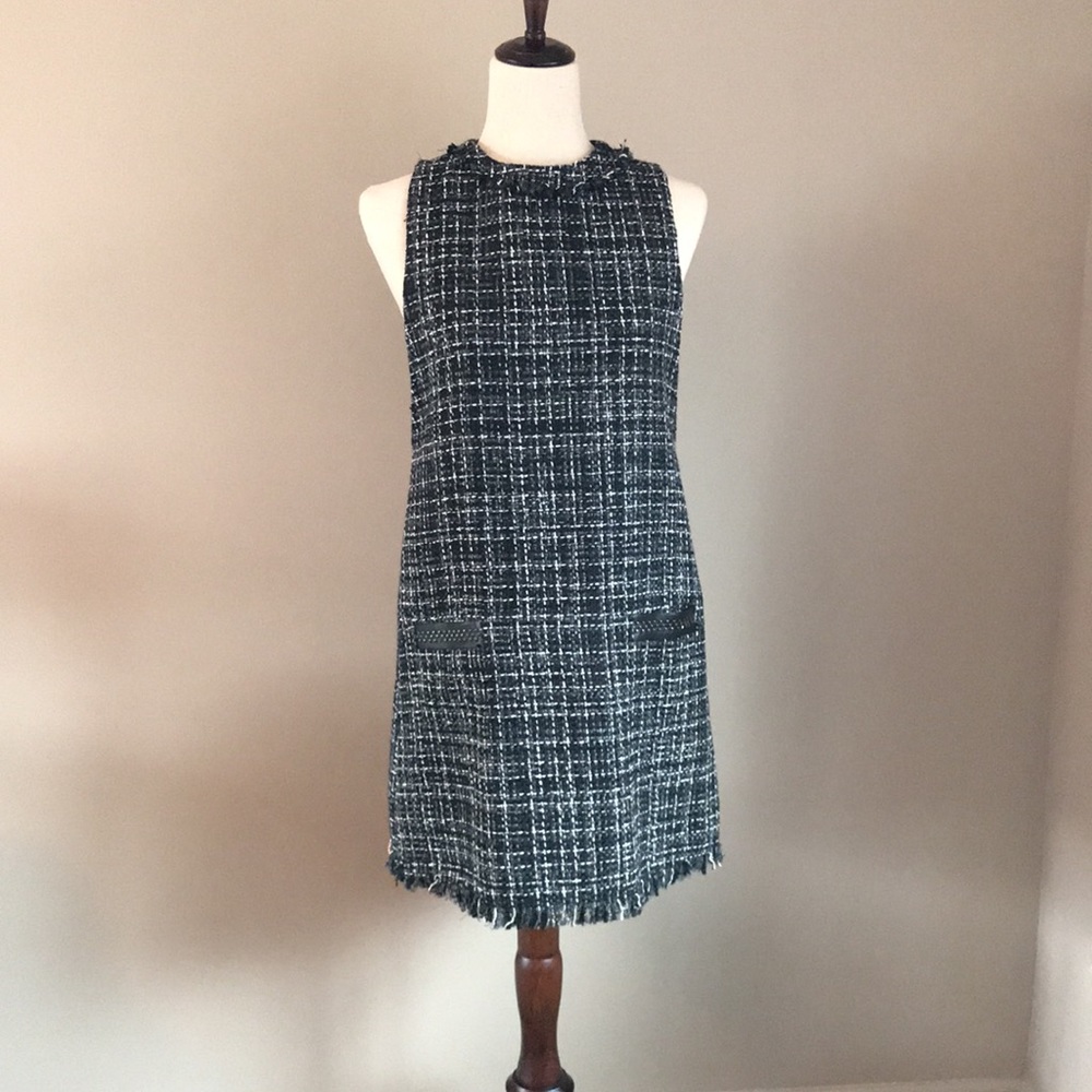 Zara tweed dress size M